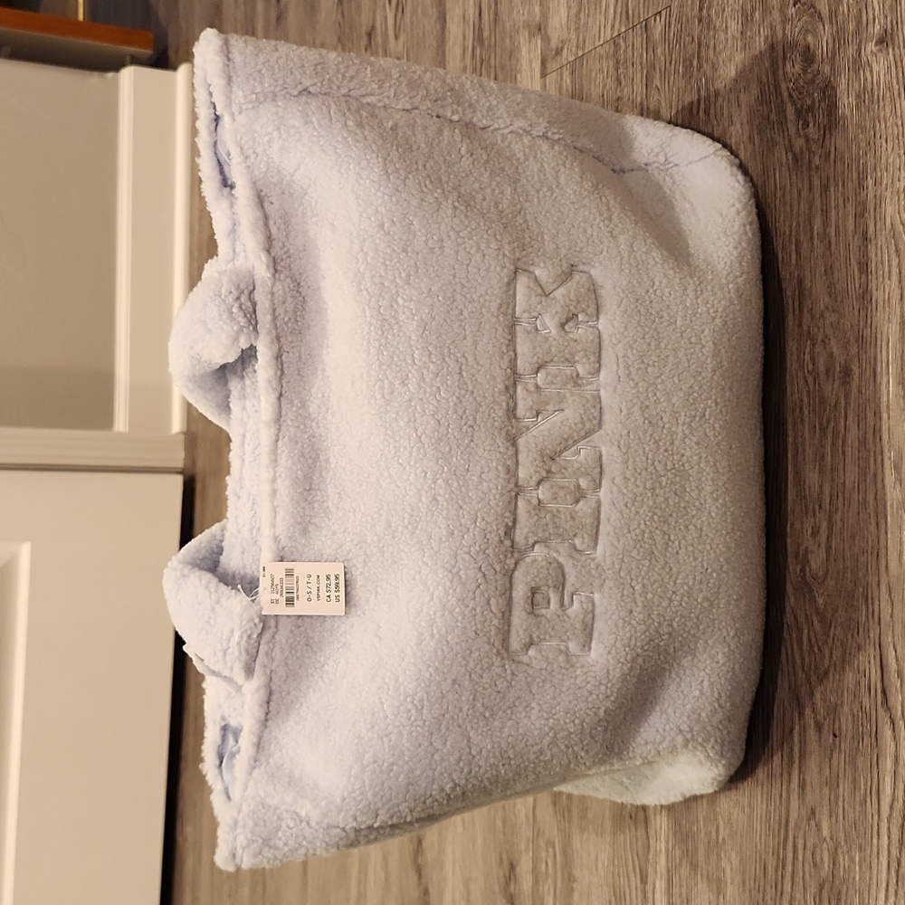 NWT PINK Victoria's Secret Sherpa Tote